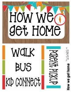 Camping Classroom How we get home: Camping Classroom Set