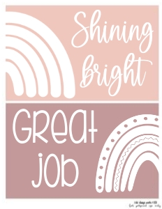 Neutral Boho Rainbow Classroom Behavior Chart 2: Neutral Boho Rainbow Classroom Behavior Chart