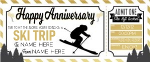 Anniversary Gold Voucher Ski 1 design preview