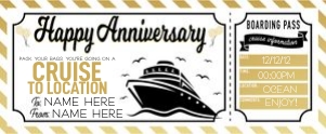 Anniversary Gold Voucher Cruise 1 design preview