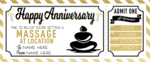 Anniversary Gold Voucher Massage 1 design preview