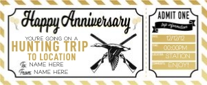 Anniversary Gold Voucher Hunting 2 design preview