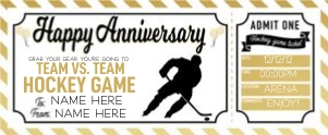 Anniversary Gold Voucher Hockey 1: Anniversary Gold Voucher Hockey 1