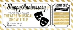 Anniversary Gold Voucher Theatre 1: Anniversary Gold Voucher Theatre 1