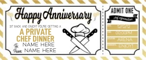 Anniversary Gold Voucher Private Chef 1 design preview