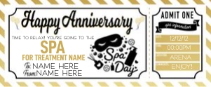Anniversary Gold Voucher Spa 1 design preview