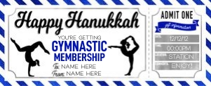 Hanukkah Voucher Gymnastics: Hanukkah Voucher Gymnastics