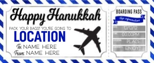 Hanukkah Voucher Trip design preview