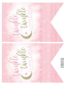 Twinkle Twinkle Birthday Banner: Twinkle Twinkle Birthday Set