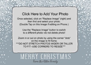Snowfall Christmas design preview