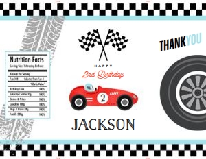 RaceCarChipBag: Racing Car Chip Bag