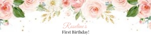 Floral Blush Bottle Labels: Floral Blush Party Package