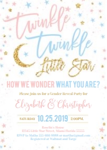 Twinkle Twinkle little star Gender Reveal: Twinkle Twinkle little star Gender Reveal 674376716