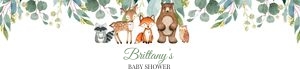 Woodland baby shower - Bottle labels: Woodland baby shower - bottle label