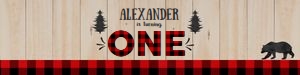 Lumberjack bottle labels - Birthday: Lumberjack bottle labels - Birthday