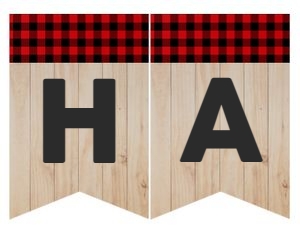 Lumberjack banner design preview