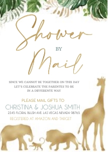 Jungle shower by mail 1: Jungle shower by mail 1