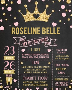 Princess milestone poster 2 design preview