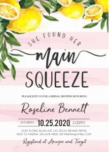 Main squeeze invitation 6: Main squeeze invitation 6