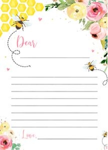 Bee time capsule card: Bee time capsule sign
