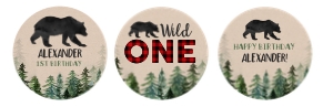 LWO - Lumberjack cupcake topper design preview