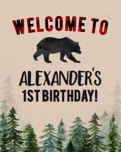 LWO - Lumberjack welcome sign design preview