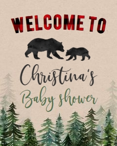 LBS - Lumberjack welcome sign design preview