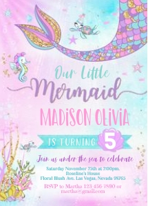 M2 - Mermaid invitation: M2 - Mermaid invitation