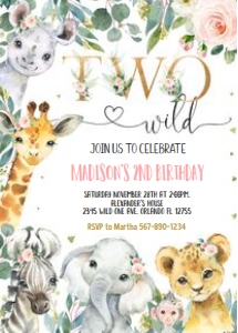 WILDG2 - Safari two wild invitation: WILDG2 - Safari two wild invitation