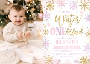 Winter11 - Winter onederland pink and gold photo: Winter11 - Winter onederland pink and gold photo