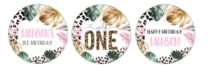 LE006 - Leopard print cupcake toppers: LE006 - Leopard print cupcake toppers