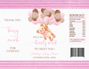 TBB001 - Teddy bear chip bag design preview
