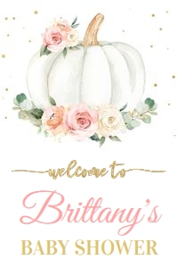 P1 - Pumpkin welcome sign 24x36: P1 - Pumpkin welcome sign