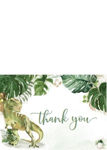 DIN005 - Dinosaur thank you card: DIN005 - Dinosaur bundle