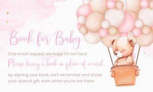 B102 - Teddy bear Balloon book for baby: B102 - Teddy bear Balloon bundle