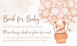 B103 - Teddy bear Balloon book for baby: B103 - Teddy bear Balloon bundle