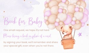 B106 - Teddy bear Balloon book for baby: B106 - Teddy bear Balloon bundle