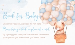 B107 - Teddy bear Balloon book for baby: B107 - Teddy bear Balloon bundle