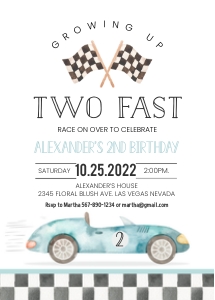 FA01 - Two fast invitation: FA01 - Two fast invitation