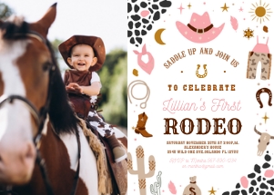 R103 - First rodeo invitation PHOTO: R103 - First rodeo invitation PHOTO