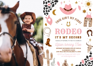 R203 - Second Rodeo invitation PHOTO design preview
