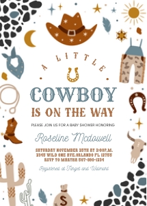 C102 - Cowboy invitation: C102 - Cowboy invitation