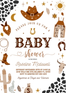 C108 - Cowboy invitation: C108 - Cowboy invitation