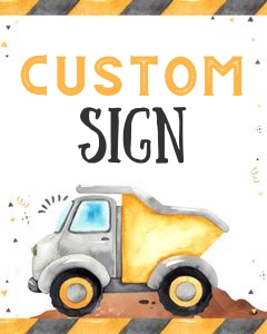 C1 - Construction custom sign design preview