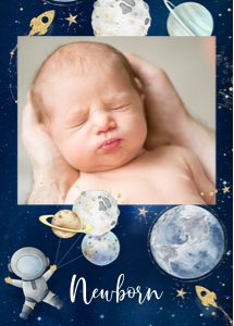 FT104 - First trip around the sun monthly photo banner design preview