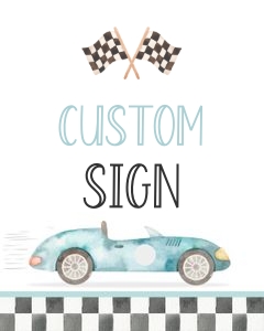 FA01 - Two fast custom sign design preview