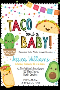 Taco Bout A Baby Shower design preview