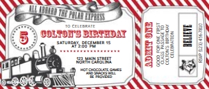 Polar Express Party design preview