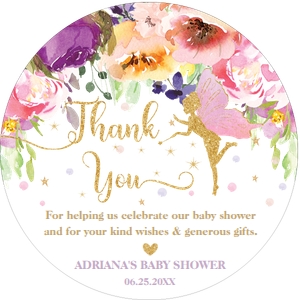 Summer Fairy 2 Inches Round Label design preview