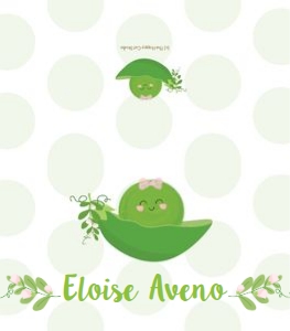 Sweet Pea Pink Place Card 3.5"x2" SP1 design preview